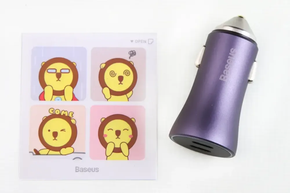 Зарядка в прикурювач 2Type-C QC 40Вт Baseus темно-серий Вінниця - фото 2