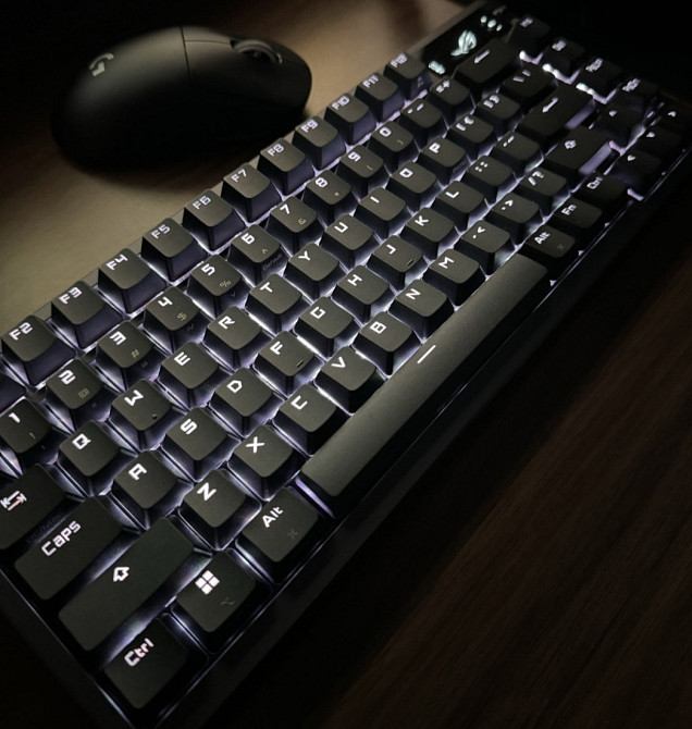 Клавіатура: ASUS ROG Azoth NX Red Wireless Gunmetal Київ - фото 2