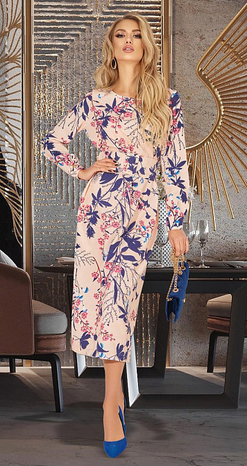 Стильне плаття з поясом (48) Київ - фото 3