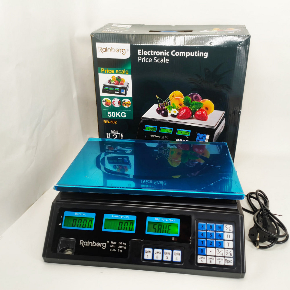 Бытовые электронные весы для магазина, Весы электронные торговые цифровые Компактные для бизнеса BL-99 Львов - изображение 2