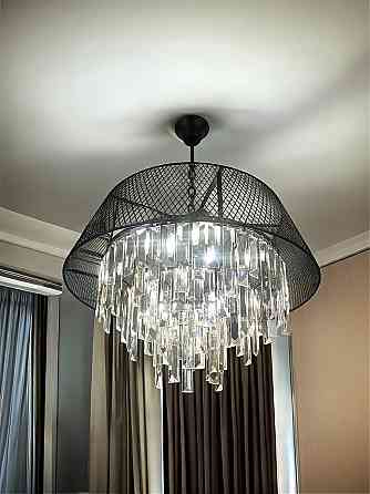 SIRIUS Люстра кришталева підвісна в стилі лофт Sirius B S2452/6 BK Коломыя