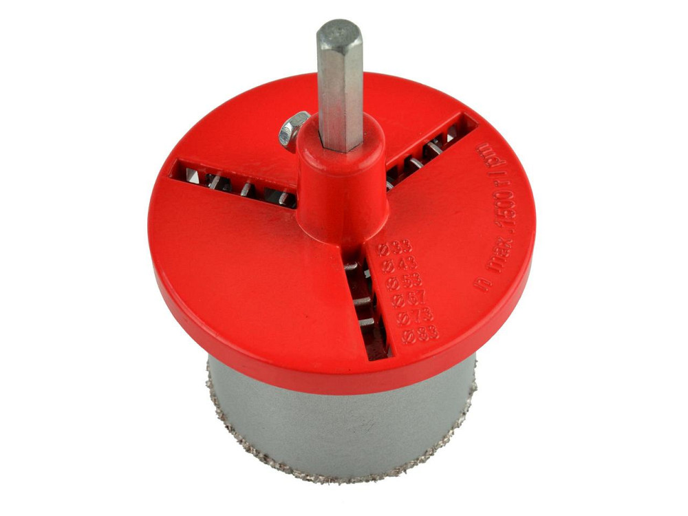 Коронки вольфрамові "GEKO" для керамічної плитки [к-т 4шт](33, 53, 67, 73мм) Киев - изображение 2