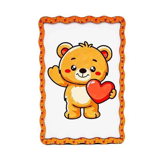 Дитячий набір для розпису по дереву "Ведмедик" Puz-22982 формат А5 Вінниця