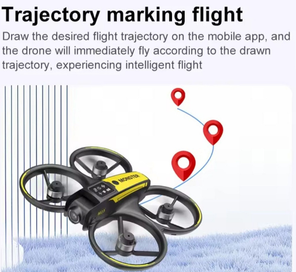 M23 mini drone квадрокоптер 8к HD Рк дисплей Харків - фото 1