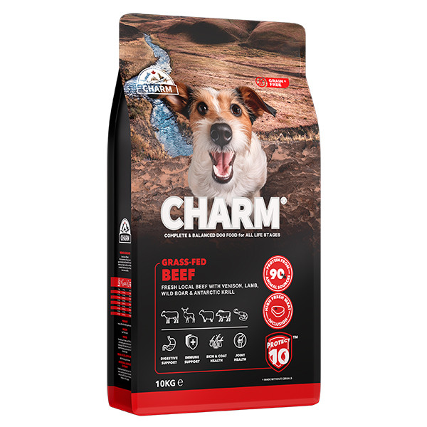 Charm Grass-Fed Beef ЧАРМ ЯЛОВИЧИНА ВІДГОДОВАНА НА ТРАВІ сухий беззерновий холістик корм для собак Київ - фото 1