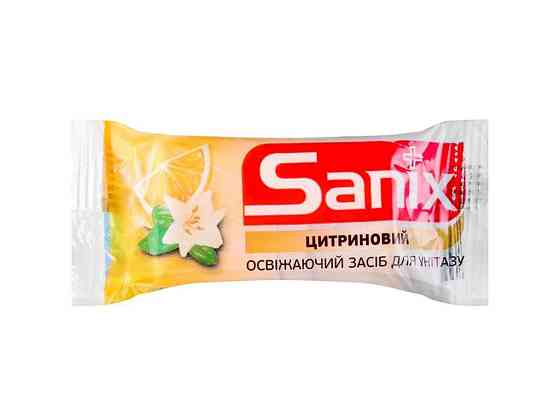 Сменный блок для унитаза 35 г Цитриновый запаска ТМ SANIX Solmir Киев