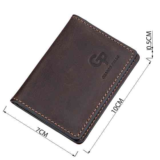 Обкладинка для водійських прав шкіряна Коричнева (GRANDE PELLE) Київ