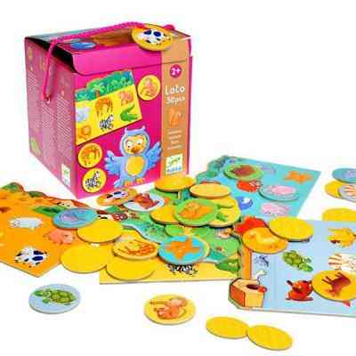 Настольная игра Djeco Детское лото Животные (DJ08120) Винница