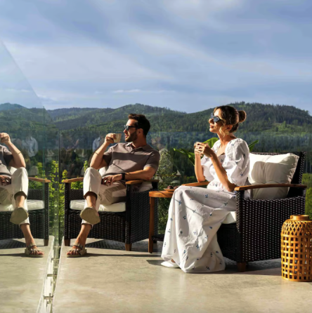 Комплект садових меблів Di Volio Arde коричневий/кремовий Київ