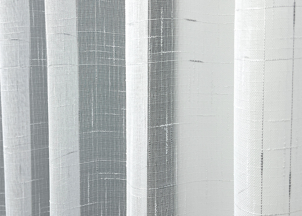 Кухонная арка VR-Textil № 000к лен с бахромой белый с золотистым 270х160 см (51-261) Киев - изображение 6