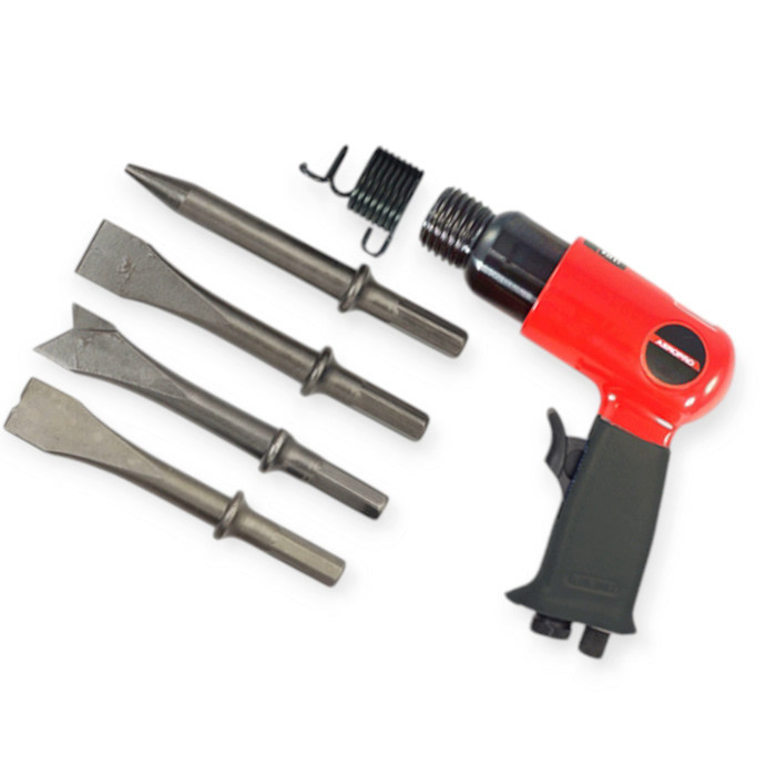 Пневматичний молоток з набором зубил 4шт, 4500уд/хв. Мукачево - фото 1