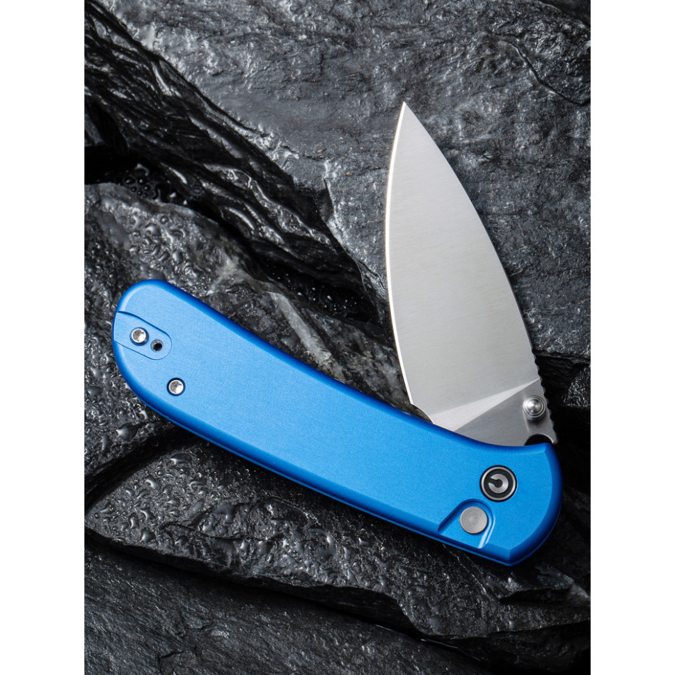 Ніж складаний кишеньковий Civivi Qubit, (7.6 см) 14C28N / Aluminum синій Киев - изображение 12