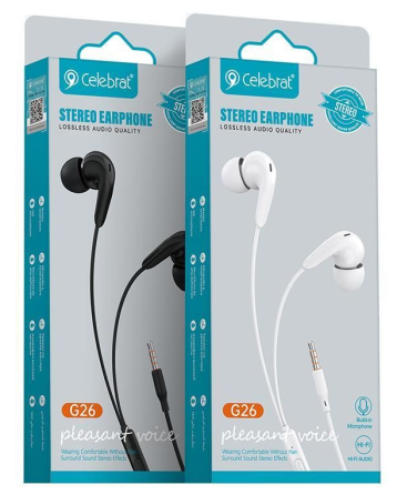 Вакуумні навушники-гарнітура Celebrat G26 Дніпро