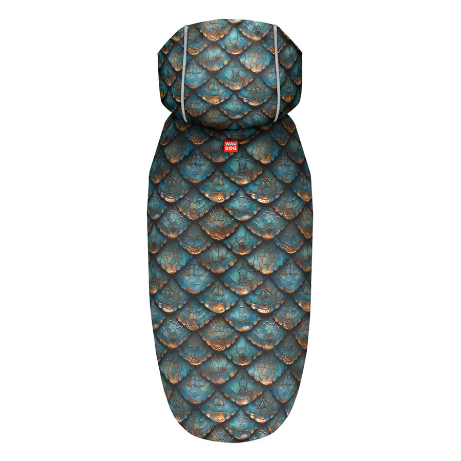 Дождевик-накидка с капюшоном для собак WAUDOG Clothes, рисунок 