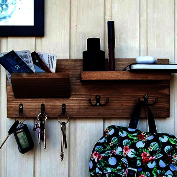 Ключниця дерев'яна "Вальядолід" капучино Миколаїв - фото 1