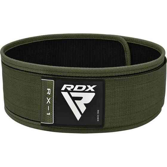 Пояс для важкої атлетики RDX RX1 Weight Lifting Belt Army Green S Луцьк