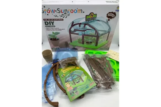 Игровой набор теплица для выращивания растений с семенами и капельным поливом Home made plant GREEN Коломия