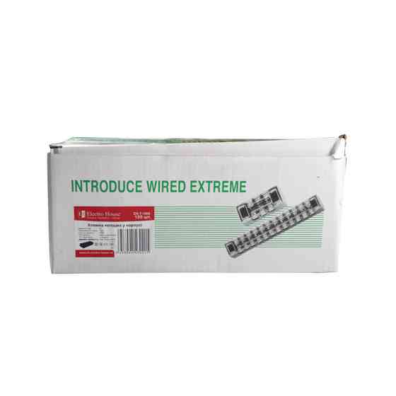 Клеммная колодка в корпусе 6 клеммных пар, 15A Днепр