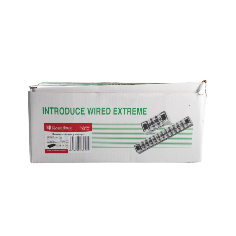 Клеммная колодка в корпусе 6 клеммных пар, 15A Днепр - изображение 4