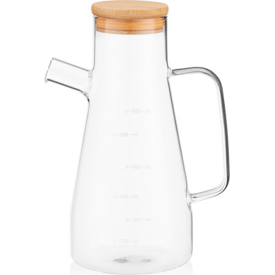 Бутылка для масла Ardesto Midori 650 мл боросилікатне скло (AR4565BB) Винница - изображение 1