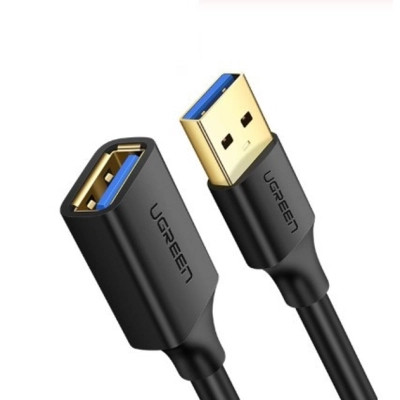 Дата кабель USB 3.0 AM/AF 1.5m US129 black Ugreen (30126) Винница - изображение 1