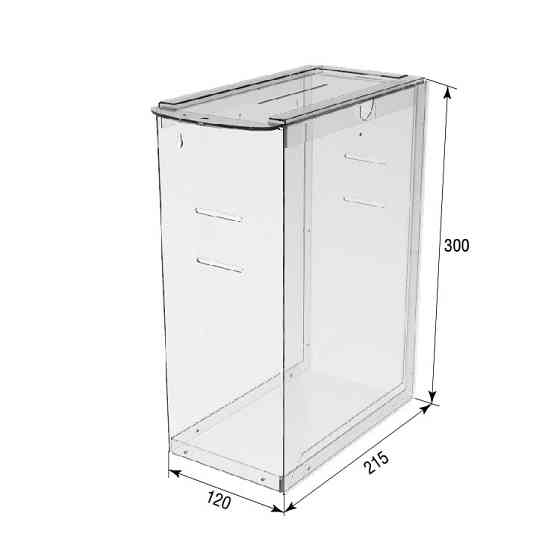 Скринька для пожертвувань EKOSTAR 120х215х300 Київ