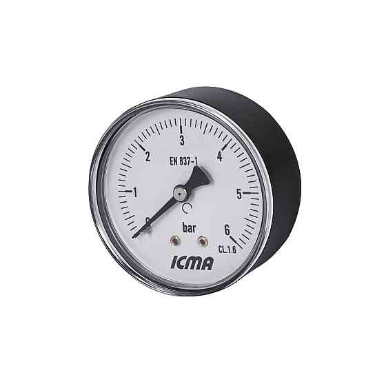 Манометр Icma 1/4" 0-6 барів, заднє під'єднання No243 Київ