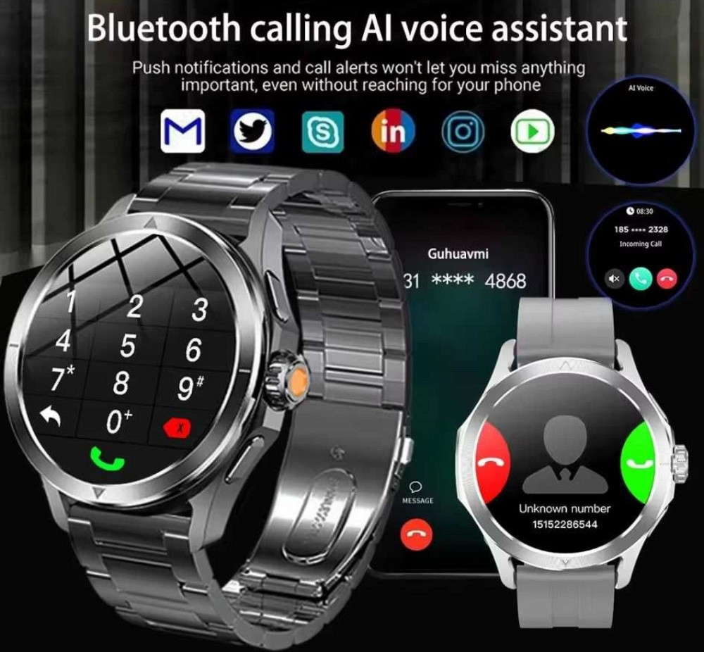 Смартгодинник: DT WATCH S4 ULTRA. NFC.GPS. 1000mAh.Compass. Київ - фото 7