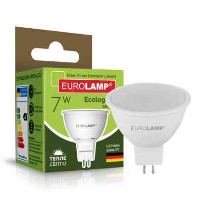 Лампочка Eurolamp LED SMD MR16 7W GU5.3 3000K 220V (LED-SMD-07533(P)) Вінниця