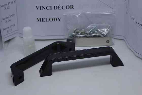 Двері гармошка глуха  DiCi Doors "Чорне дерево"  820х2030х6мм   DiCi-6 №108 Дніпро