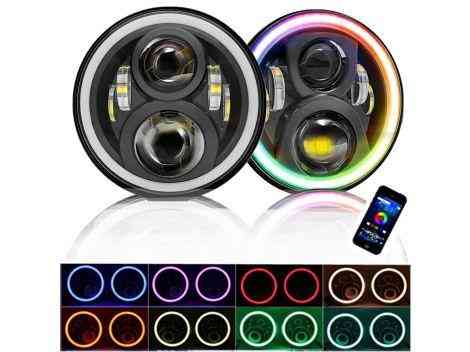 Передні льодові фари Нива ВАЗ 2121 ВАЗ 2101 ГАЗ24, УАЗ LED фари Bluetooth RGB RGB Світлодіодна led фара Харків