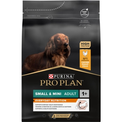 Сухой корм для собак Purina Pro Plan Dog Small&Mini Adult с курицей и рисом 3 кг (7613035114920) Винница - изображение 1