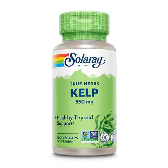 Бурі водорості Solaray Kelp Seaweed 550 mg 100 вег капсул Київ