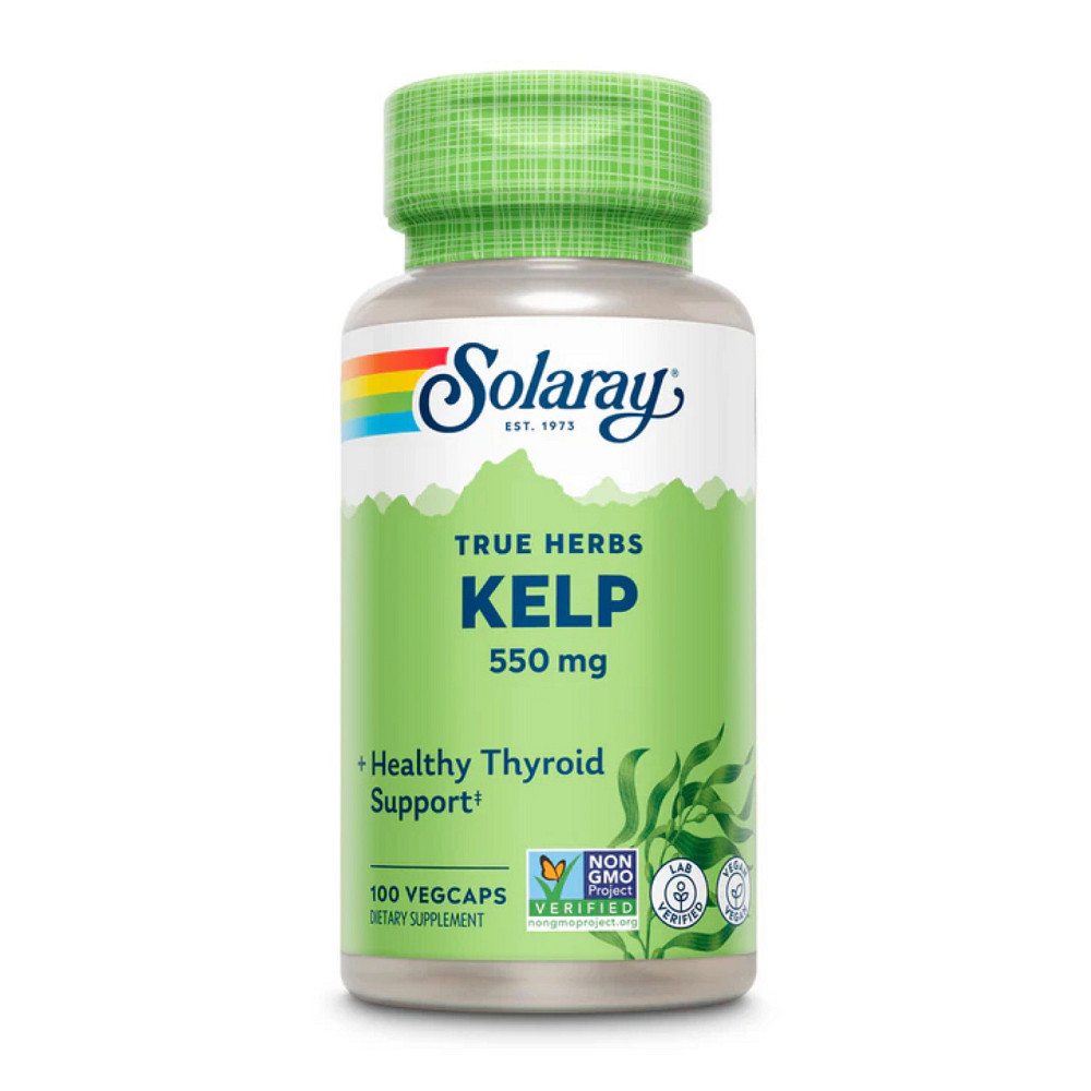 Бурі водорості Solaray Kelp Seaweed 550 mg 100 вег капсул Київ - фото 1