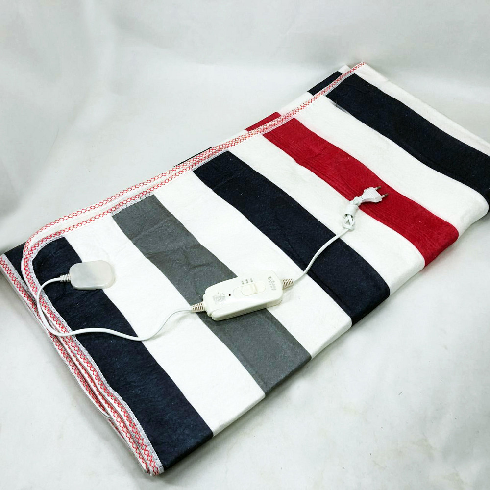 Електропростирадло 150х120 см тепле електро простирадло ковдра з підігрівом смужка RH-81 Львів - фото 1