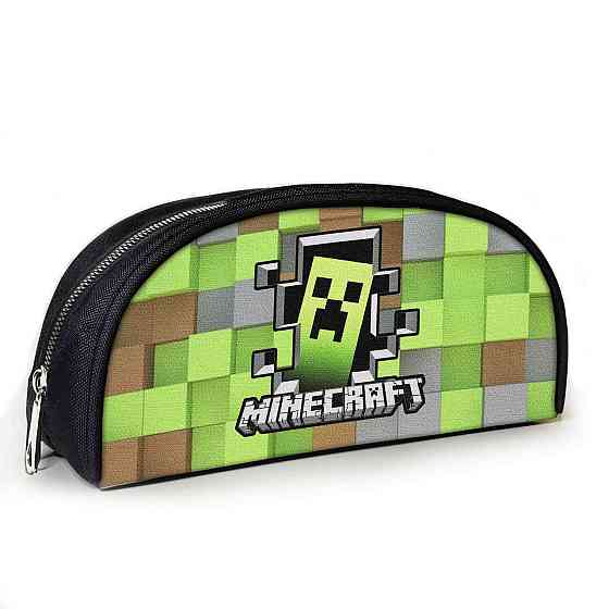 Пенал шкільний Minecraft Кріпер 23х10х8 см з принтом для хлопчика (02829) Київ