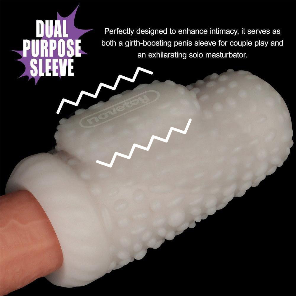 Мастурбатор - Knights Ring Vibrating Dual Purpose Sleeve-Drip Sex Aura Киев - изображение 5
