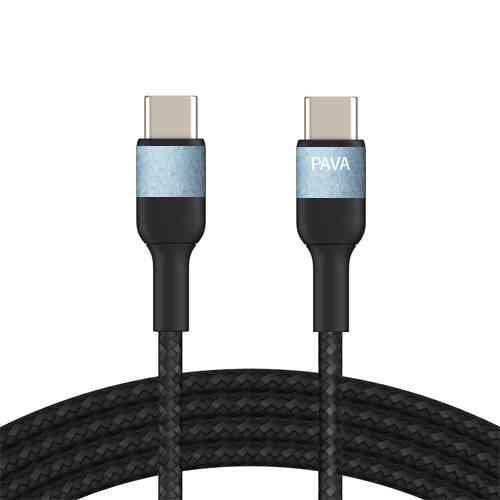 Кабель Type-C - Type-C 1м Pavareal Q33CTC PD 100Вт , в оплетке Винница