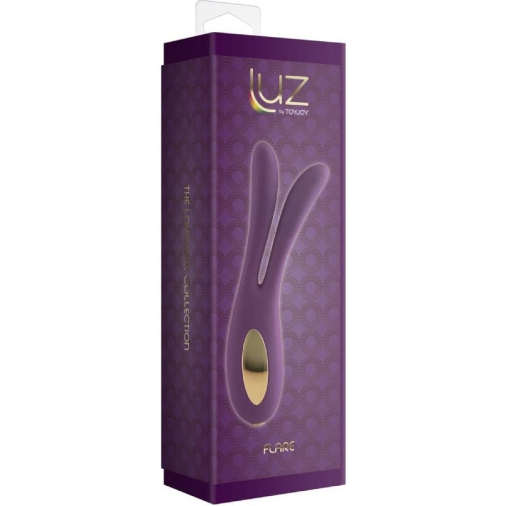 Вибратор с ушками ToyJoy Lovelight Flare Bunny фиолетовый Sex Aura Киев - изображение 3