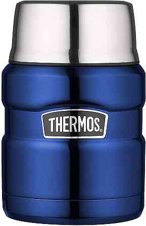 Термос для еды с ложкой 0.47 литра Thermos King Food Flask (173026) Нержавеющая сталь Нововолынск
