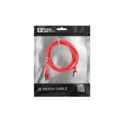 Патч-корд 1.50м S/FTP Cat 6 CU PVC 26AWG 7/0.16 red 2E (2E-PC6SFTPCOP-150RD) Винница - изображение 3