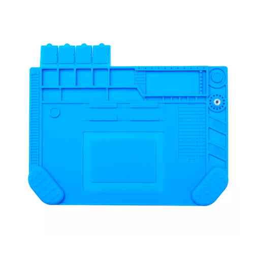 Коврик для пайки силиконовый термостойкий 45x32см с магнитными ячейками A-500 Винница