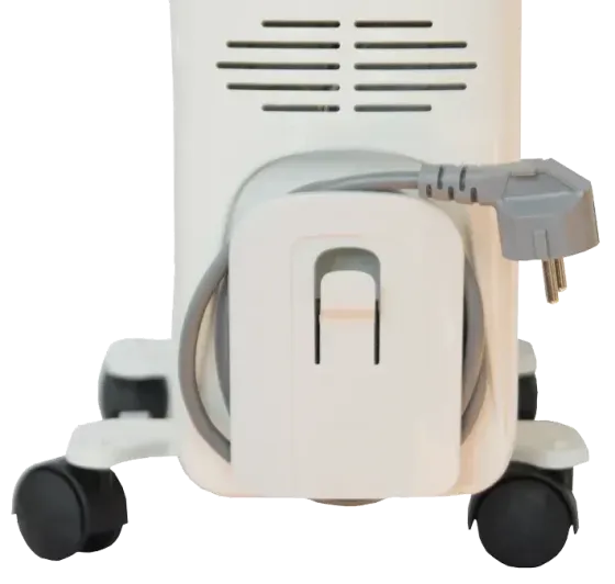 Масляный обогреватель Термия H0612 6 секций 1.2 кВт электрорадиатор с термостатом с защитой от опрокидывания на колесах Киев