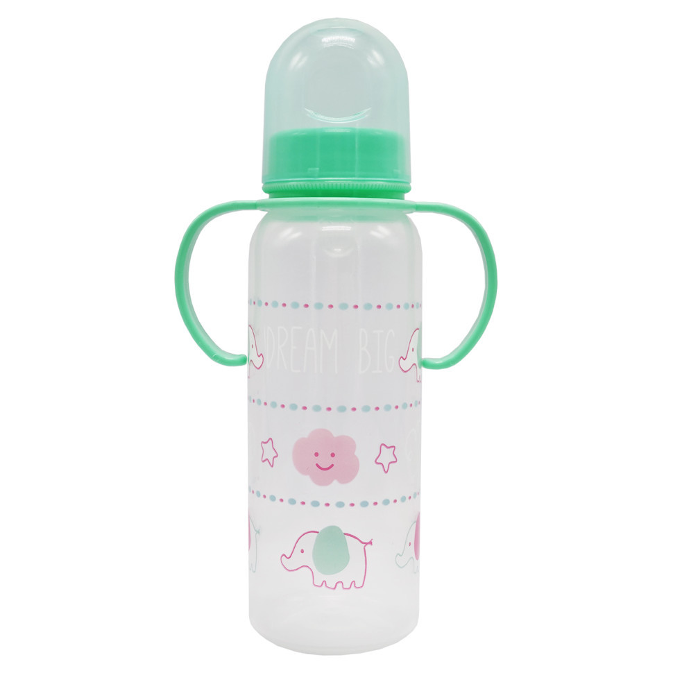 Бутылочка пластиковая с ручками MGZ-0207(Green) 250 мл Винница - изображение 1