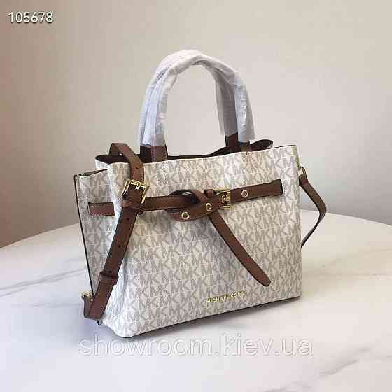 Брендова жіноча сумка MK Emilia grey LUX Київ