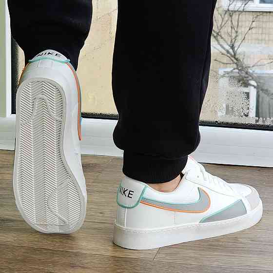 Кросівки Nike Бежеві Жіночі Білі Форси Шкіряні Найк Кеди (розміри: 40,41,42,43) Дніпро