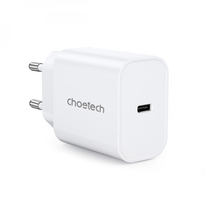 Зарядний пристрій Choetech USB-C PD20W white (Q5004-V5) Вінниця - фото 1