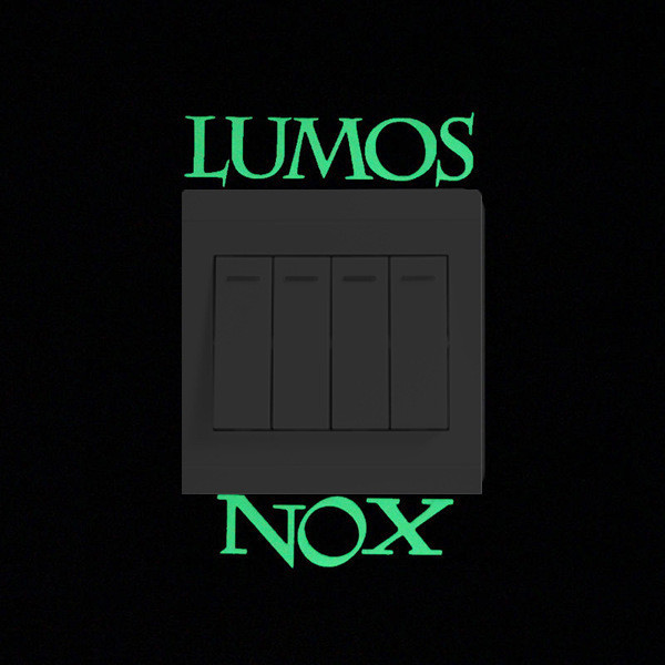 Фосфорная наклейка Lumos noxs 8 на 2 см салатовый Киев - изображение 1