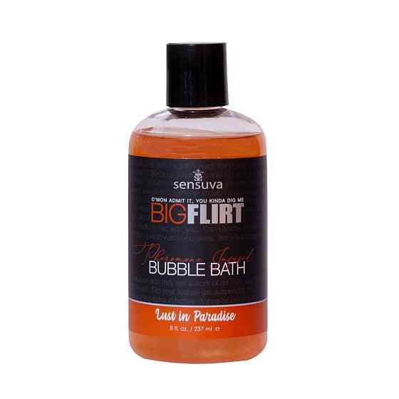 Піна для ванни Sensuva — Big Flirt Pheromone Bubble Bath — Lust in Paradise (237 мл) Sex Aura Київ