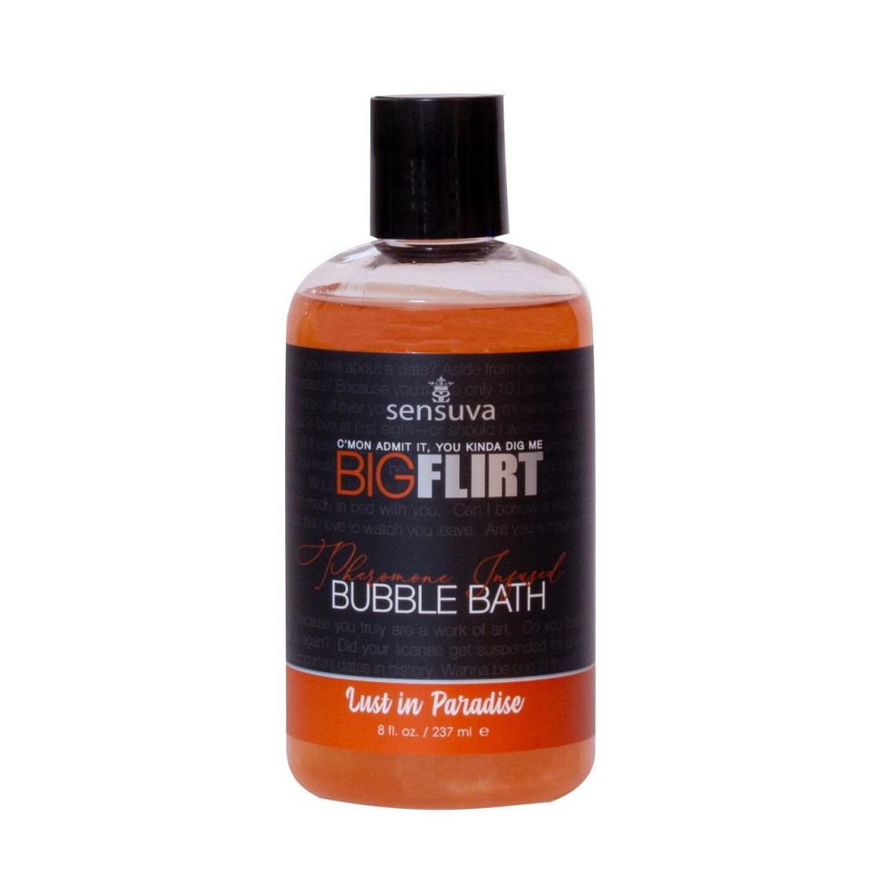 Піна для ванни Sensuva — Big Flirt Pheromone Bubble Bath — Lust in Paradise (237 мл) Sex Aura Київ - фото 1
